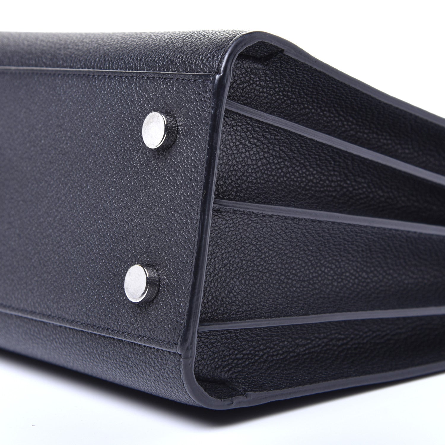 Saint Laurent Grained Calfskin Baby Sac De Jour Black 8 of 8