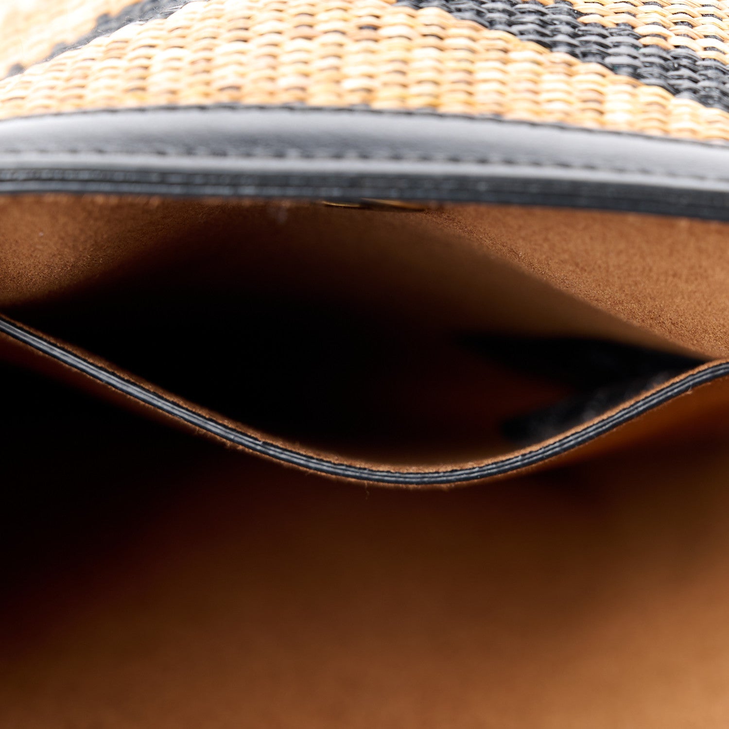 Stella McCartney Raffia Jacquard Tiger Bucket Bag 6 of 11