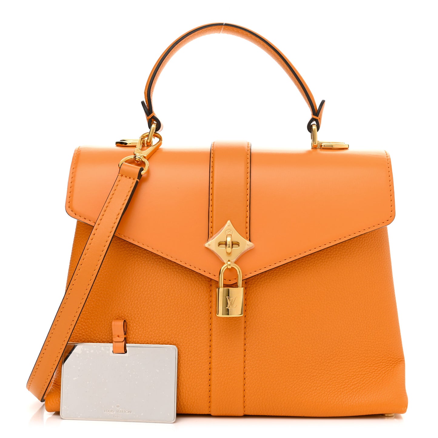 Grained Smooth Calfskin Rose Des Vents PM Amaretto