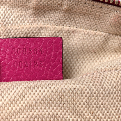 Gucci Cellarius Calfskin Small Soho Disco Bag Bright Bouganville 7 of 10
