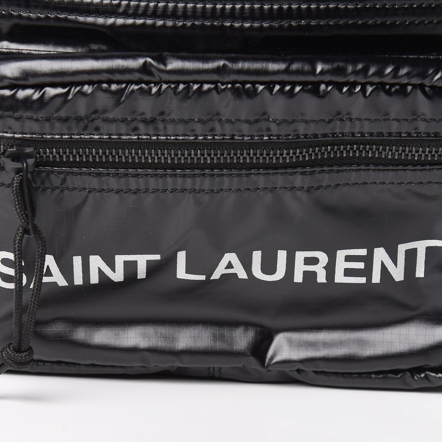 Saint Laurent Nylon Logo Nuxx Body Belt Bag Black 9 of 9