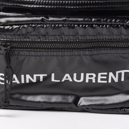 Saint Laurent Nylon Logo Nuxx Body Belt Bag Black 9 of 9