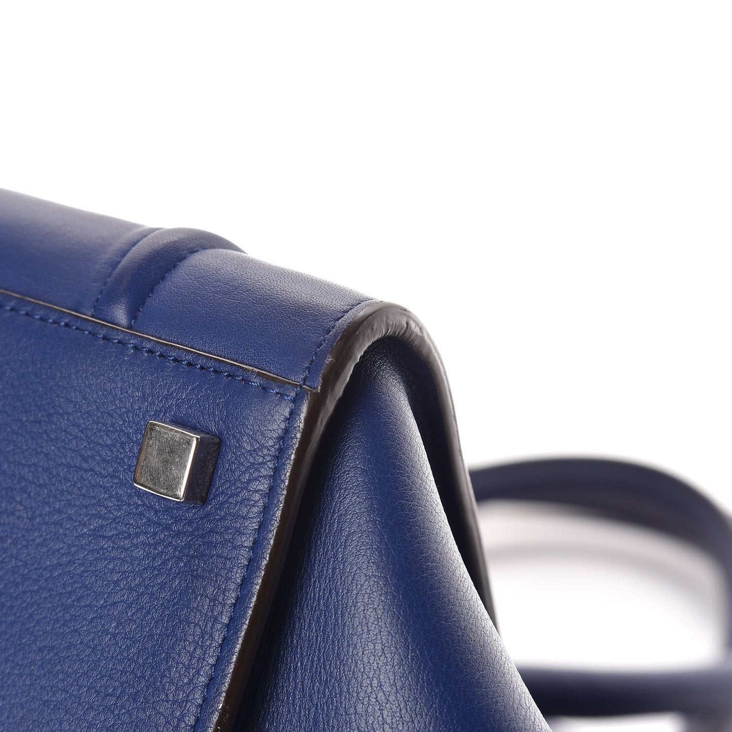 Supple Calfskin Medium Phantom Luggage Indigo