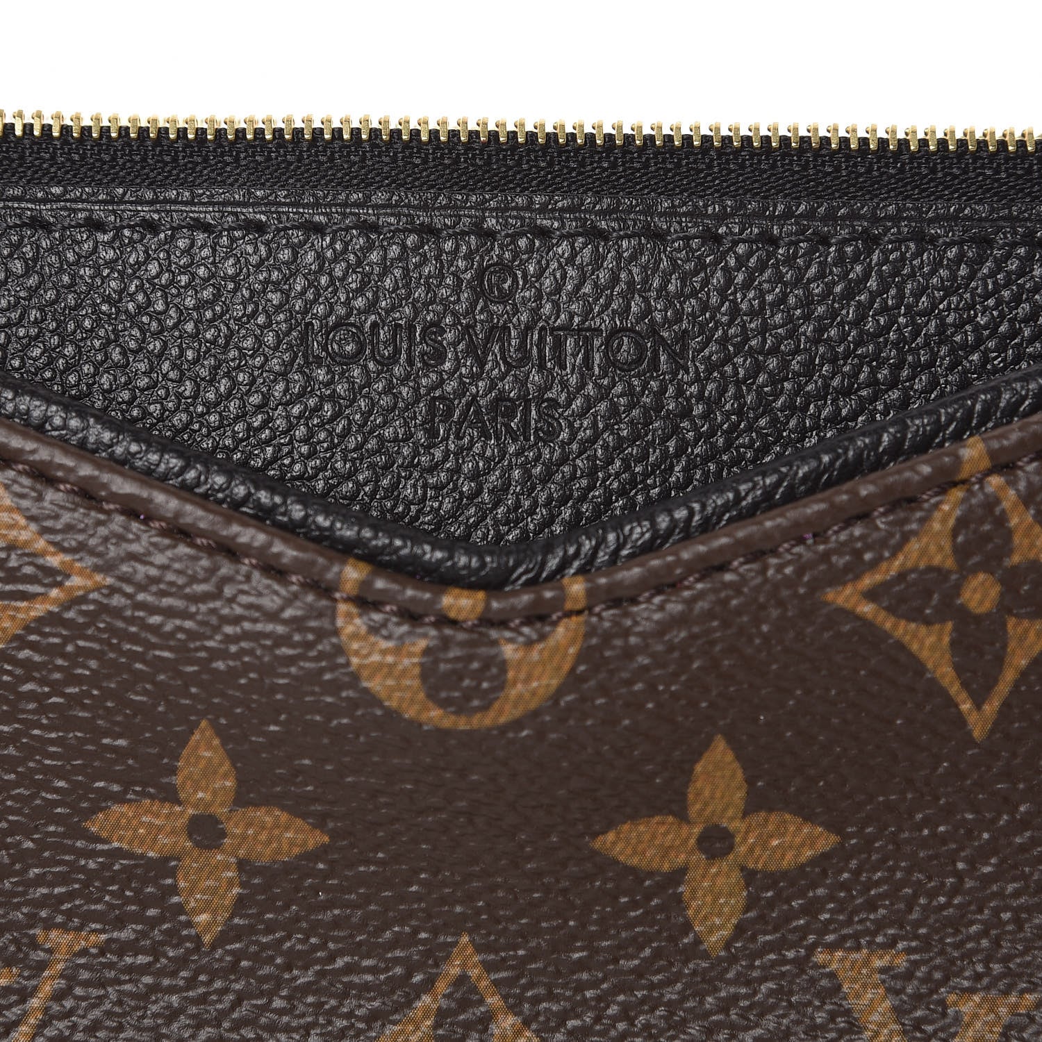 Louis Vuitton Monogram Pallas Clutch Black 6 of 9