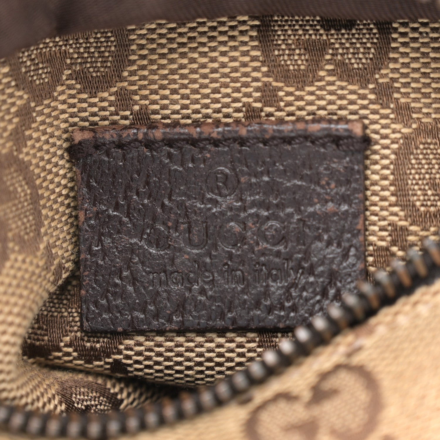 Gucci Monogram Web Belt Bag Dark Brown 6 of 11