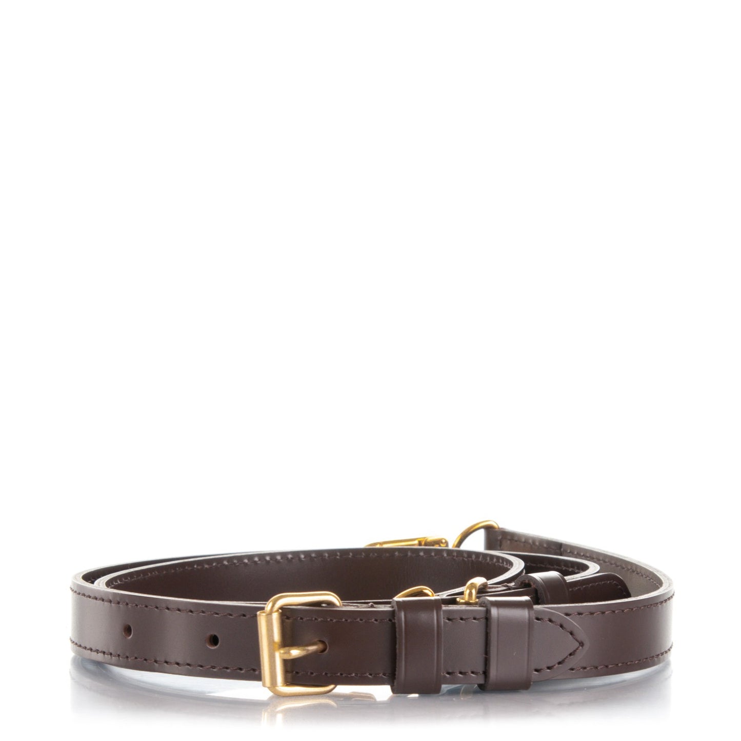 Calfskin Adjustable Speedy Bandouliere Shoulder Strap Brown