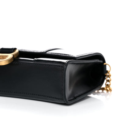 Balenciaga Shiny Box Calfskin Hourglass Chain Bag Black 8 of 9