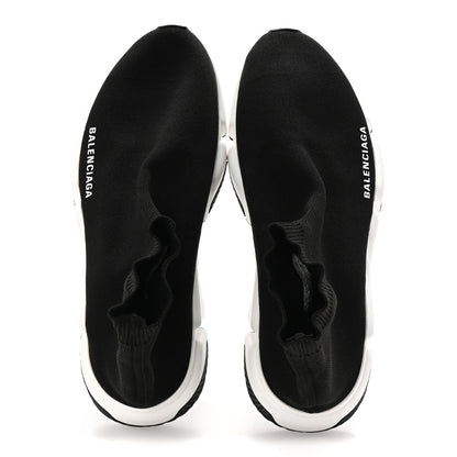 Balenciaga Neoprene Knit Mens Speed Sneakers 39 Black White 2 of 10