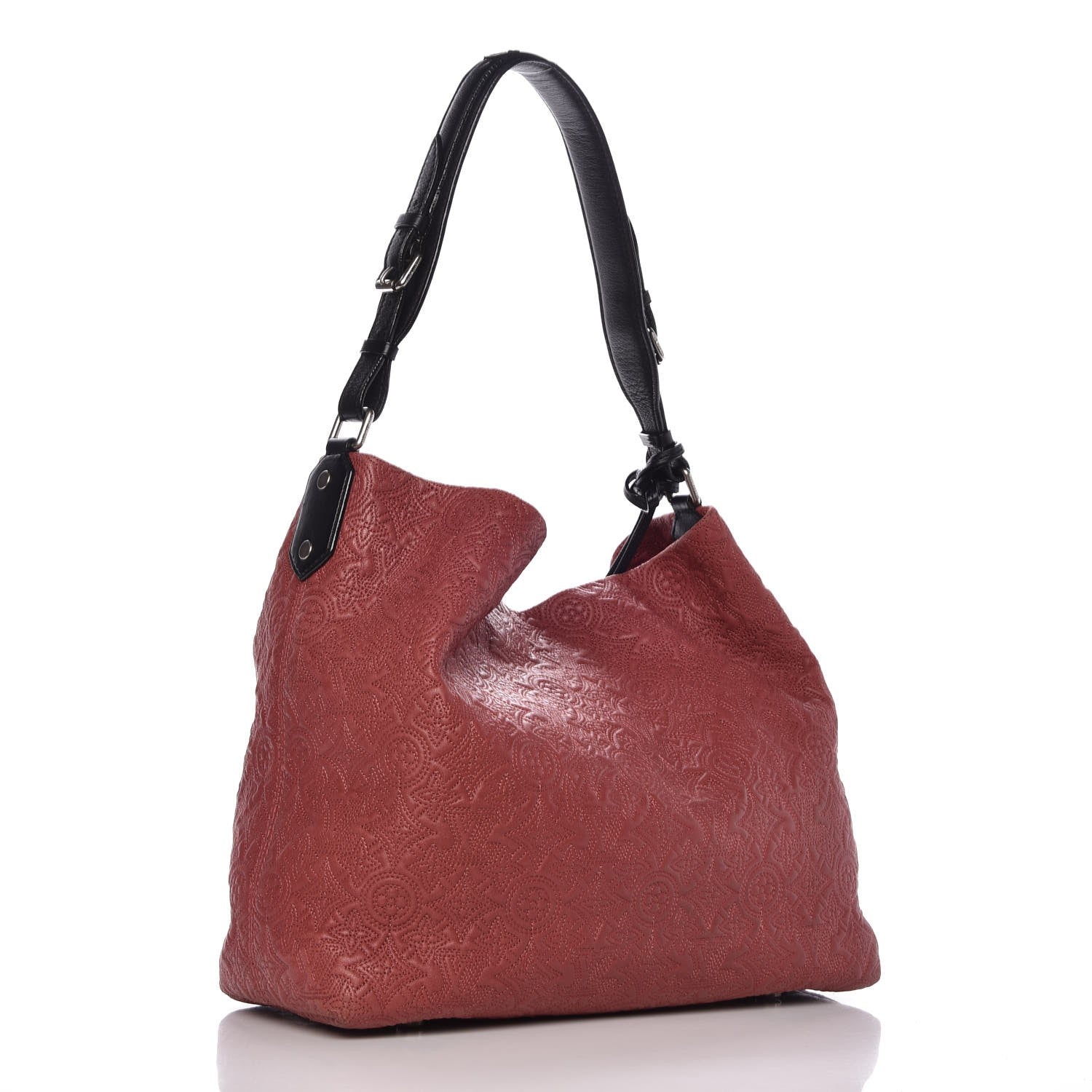 Louis Vuitton Monogram Lambskin Antheia Hobo PM Framboise 3 of 6