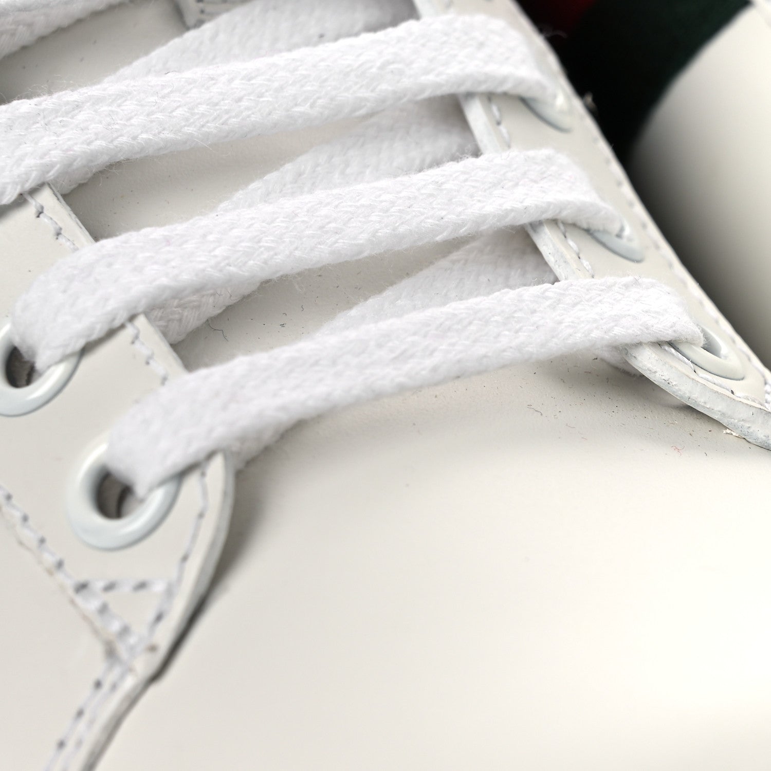 Gucci Calfskin Web Studded Womens Arrow Ace Sneakers 35.5 White 12 of 13
