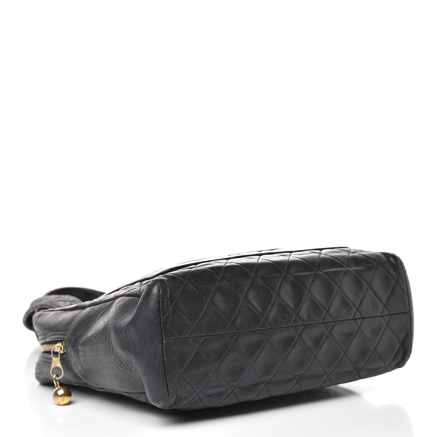 Chanel Lambskin Quilted CC Tote Black 4 of 24