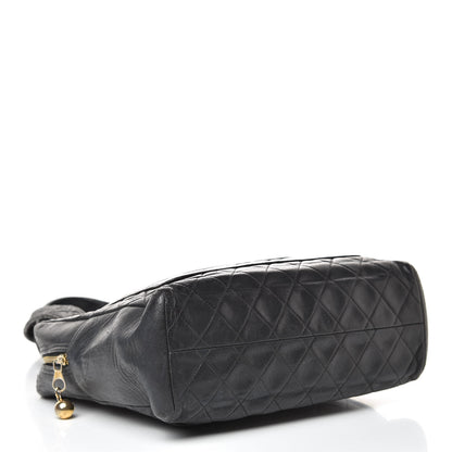 Chanel Lambskin Quilted CC Tote Black 4 of 24