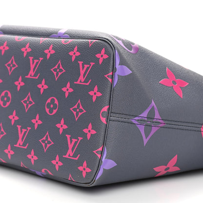 Louis Vuitton Monogram Giant Spring In The City Neverfull MM Midnight Fuchsia 9 of 11