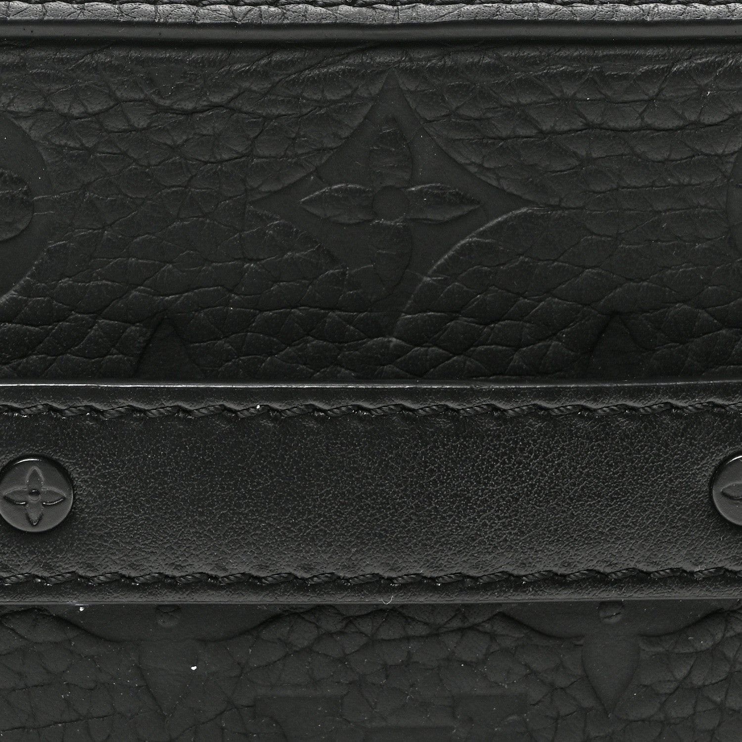 Louis Vuitton Taurillon Monogram Soft Trunk Black 7 of 9