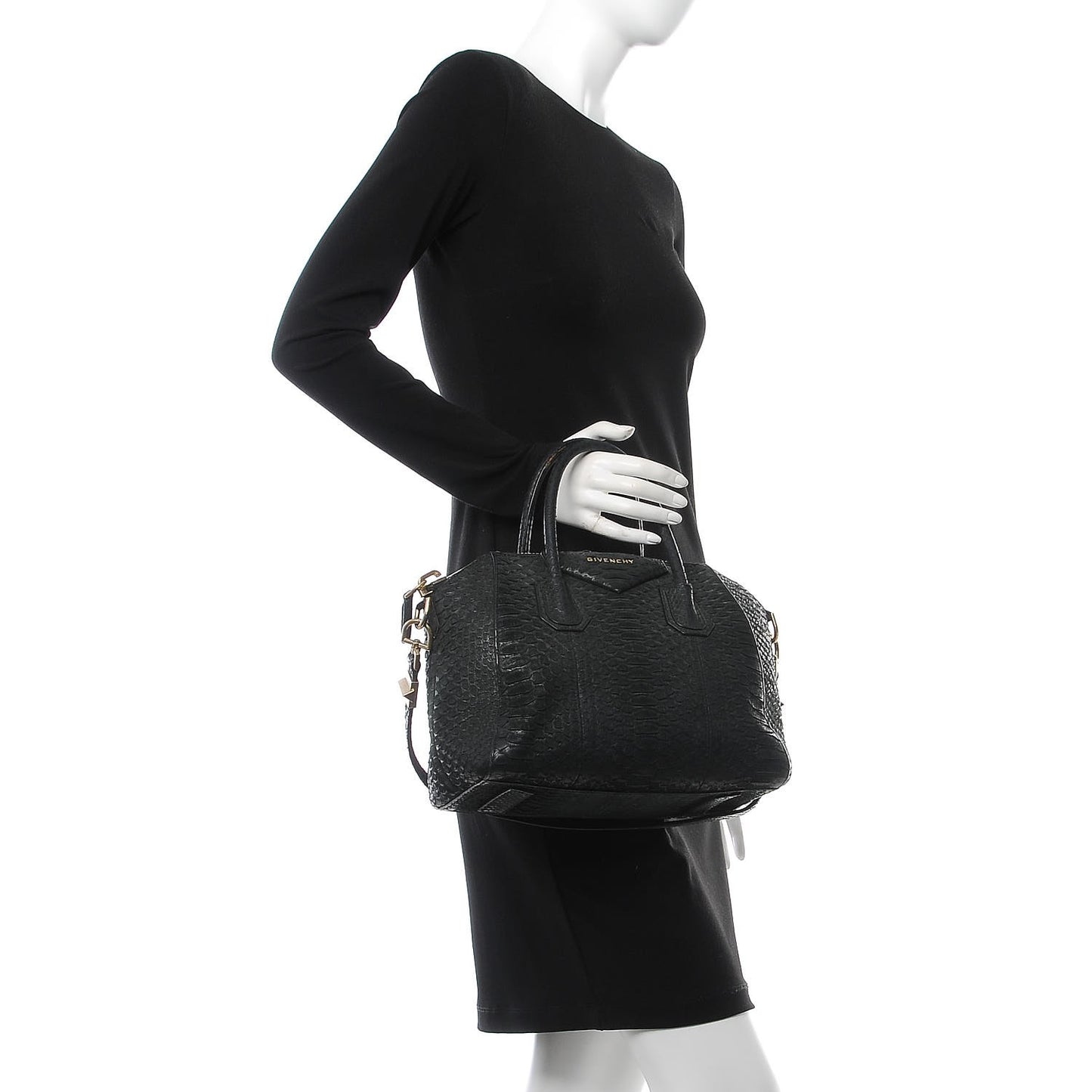 Python Small Antigona Black