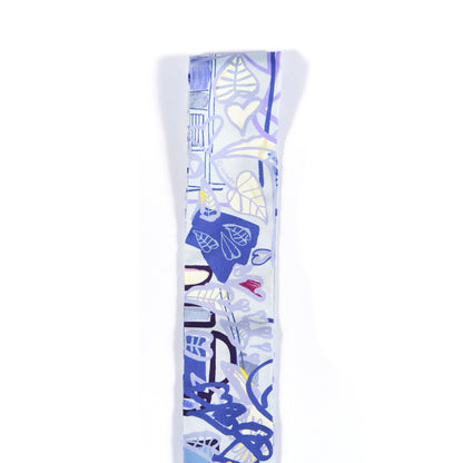 Hermes Silk Modernisme Tropical Twilly Bleu Ciel Jaune Vif 4 of 4