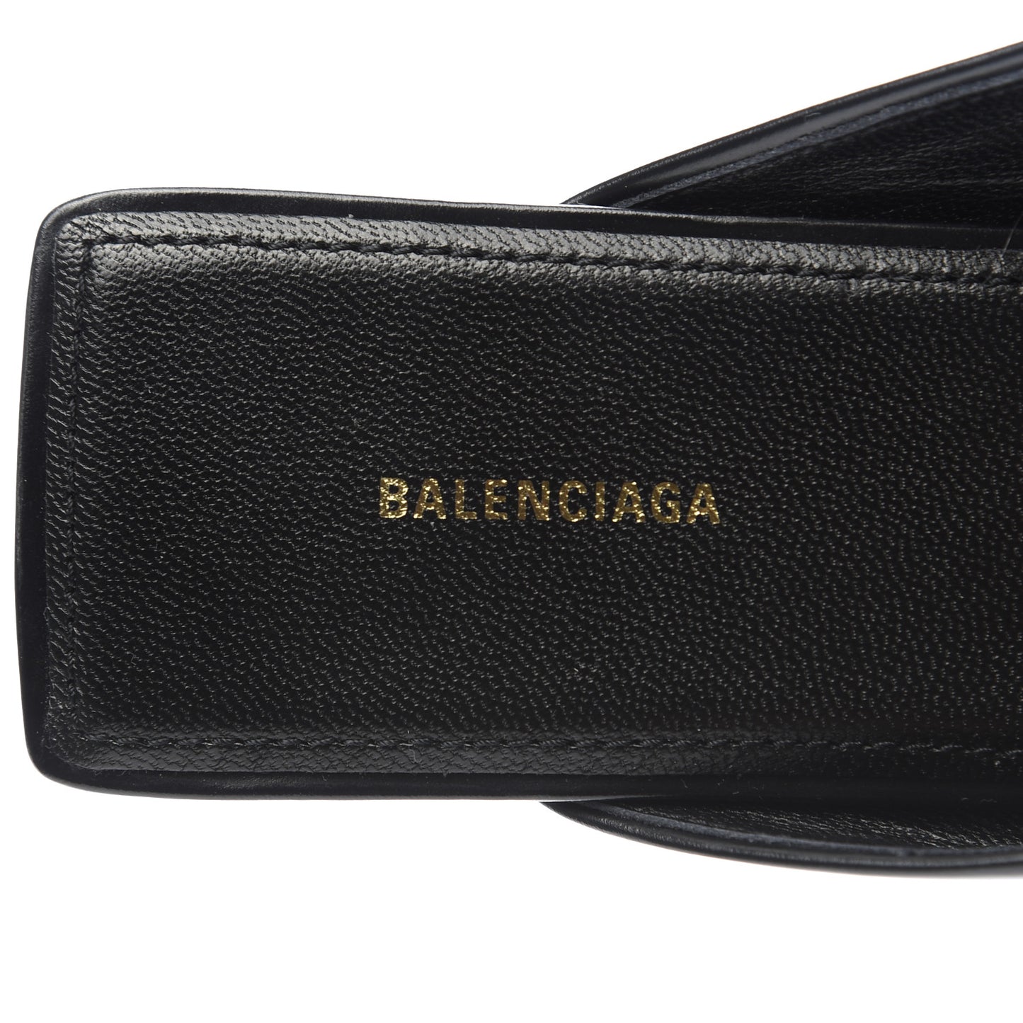 Soft Calfskin Double Square BB 5mm Mules 38 Black
