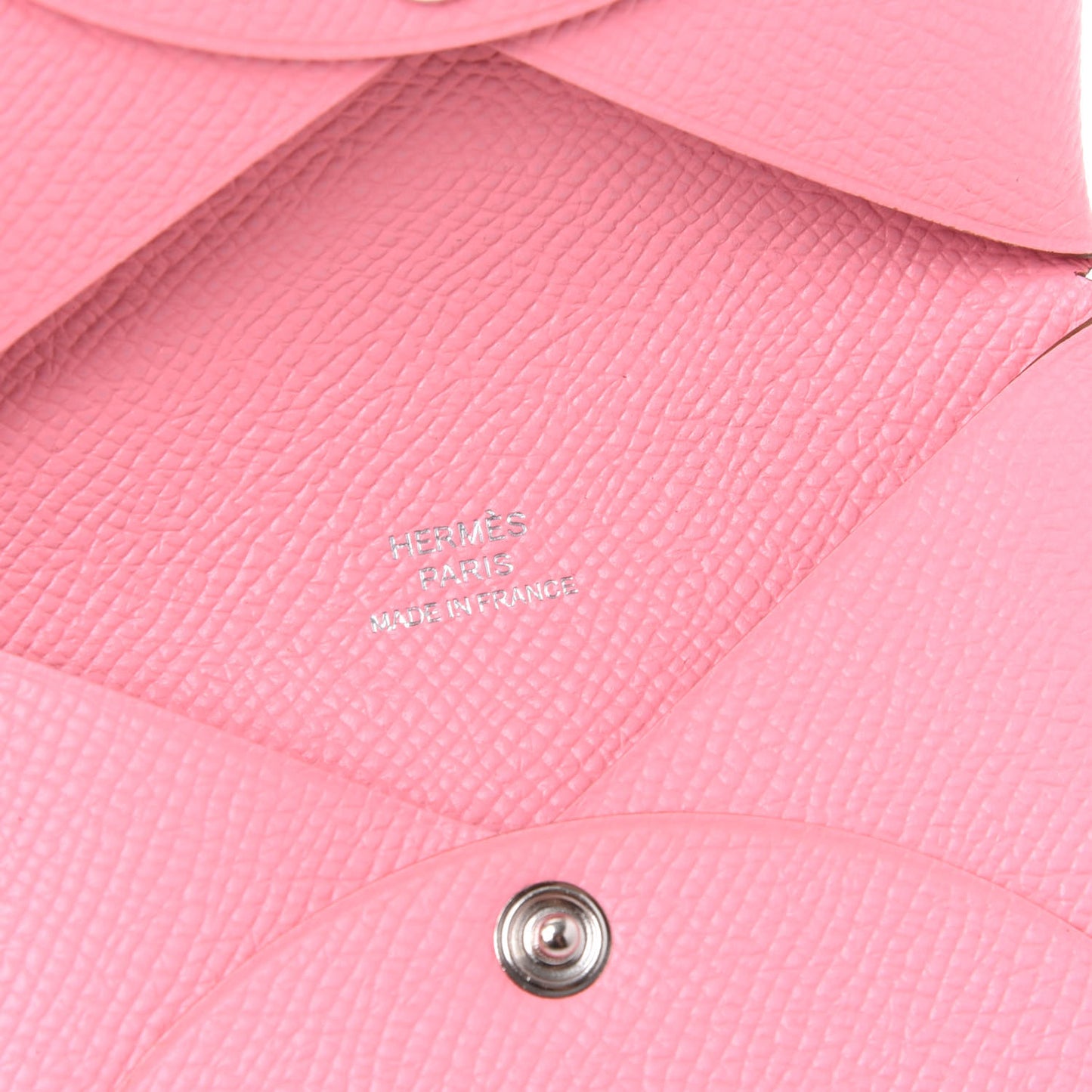 Epsom Calvi Card Case Rose Confetti