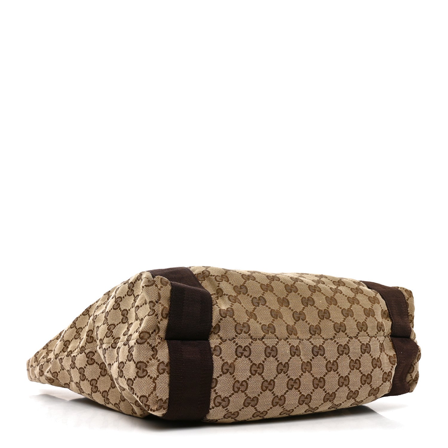 Gucci GG Monogram Medium Handle Vertical Tote Bag Dark Brown 4 of 10
