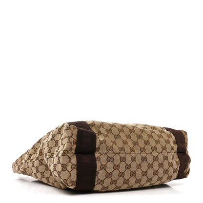 Gucci GG Monogram Medium Handle Vertical Tote Bag Dark Brown 4 of 10