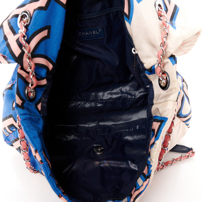 Chanel Nylon Printed Maxi Flap Multicolor 5 of 10