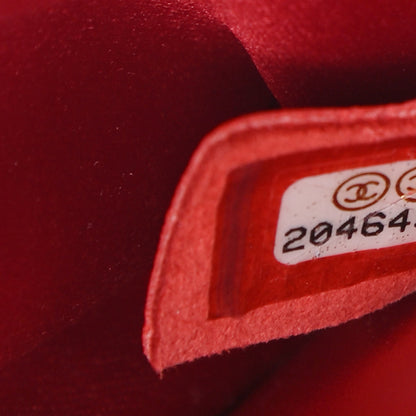 Chanel Quilted Lizard Flap Red 7 of 9