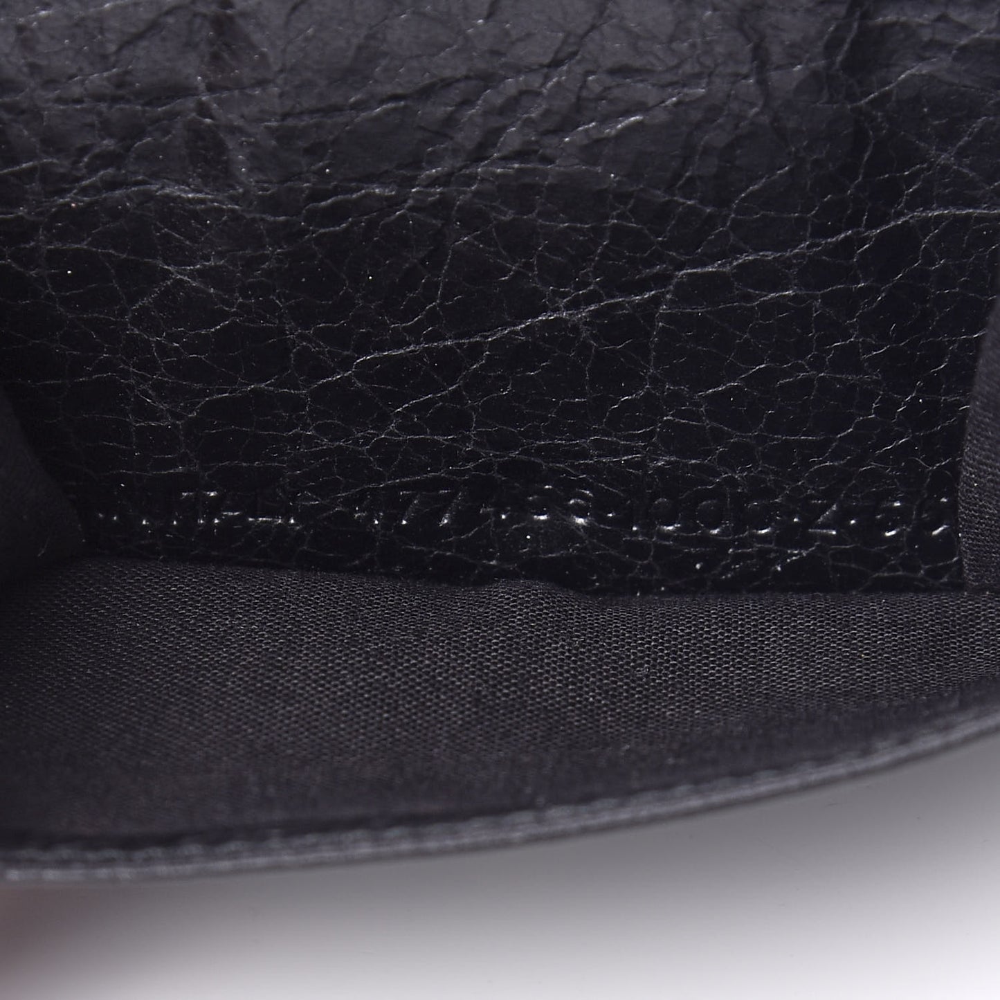 Agneau Gold City Mini Wallet Black