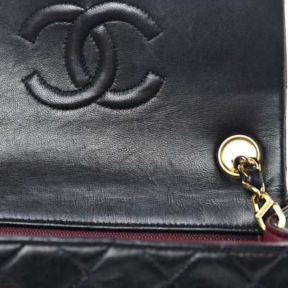 Chanel Lambskin Quilted Mini Square Flap Black 12 of 14