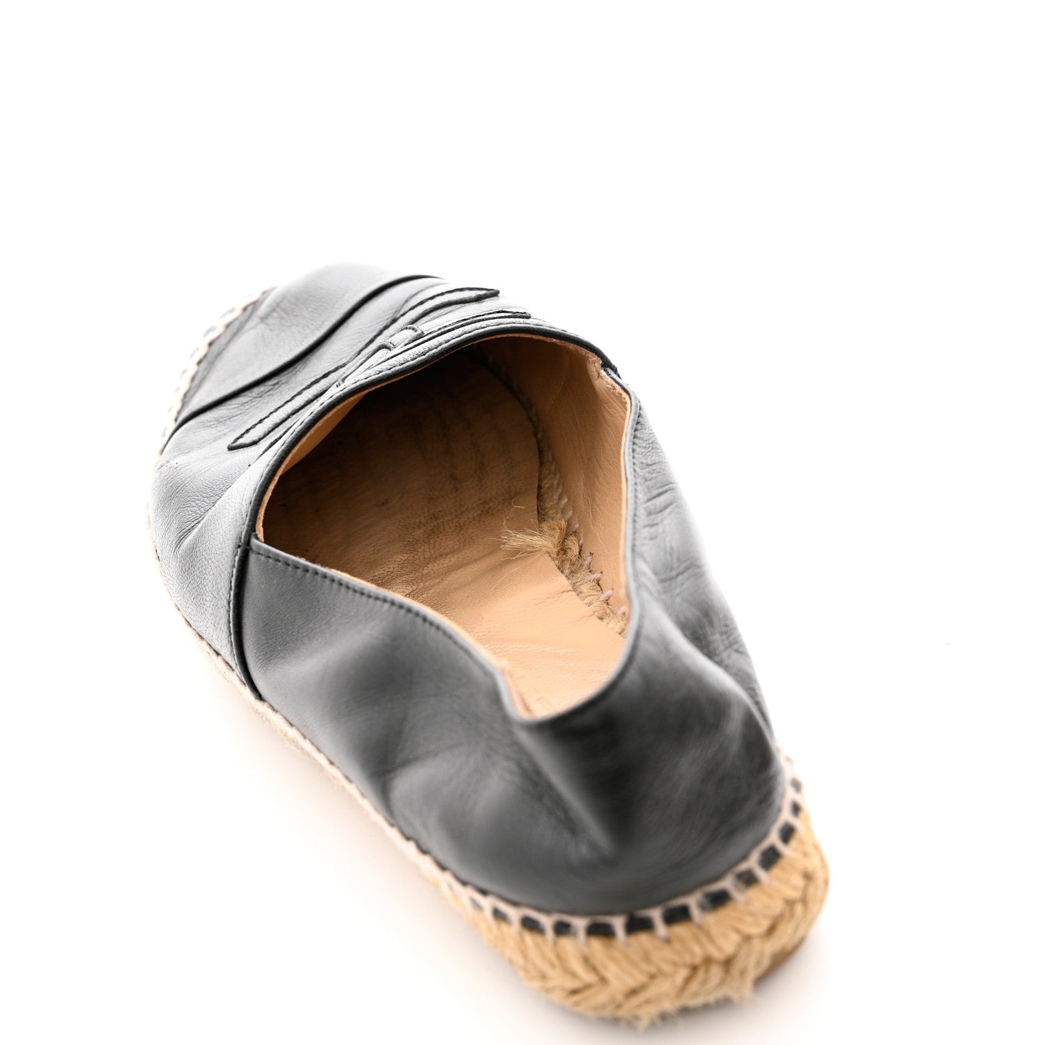 Chanel Lambskin CC Espadrilles 39 Black 10 of 15