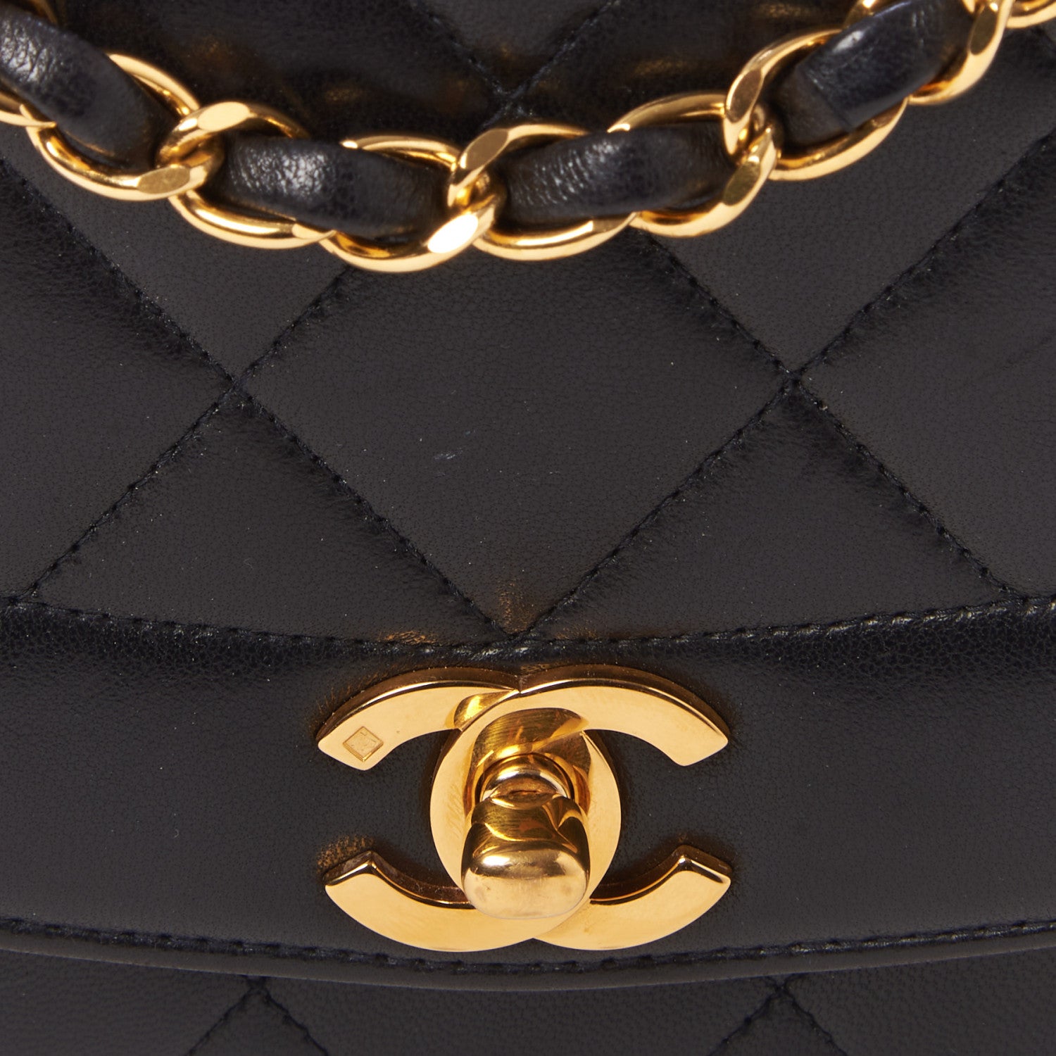 Chanel Lambskin Quilted Small Single Flap Black 8 of 11