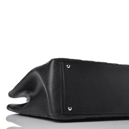 Chanel Caviar Quilted XL Grand Shopping Tote GST Black 8 of 9