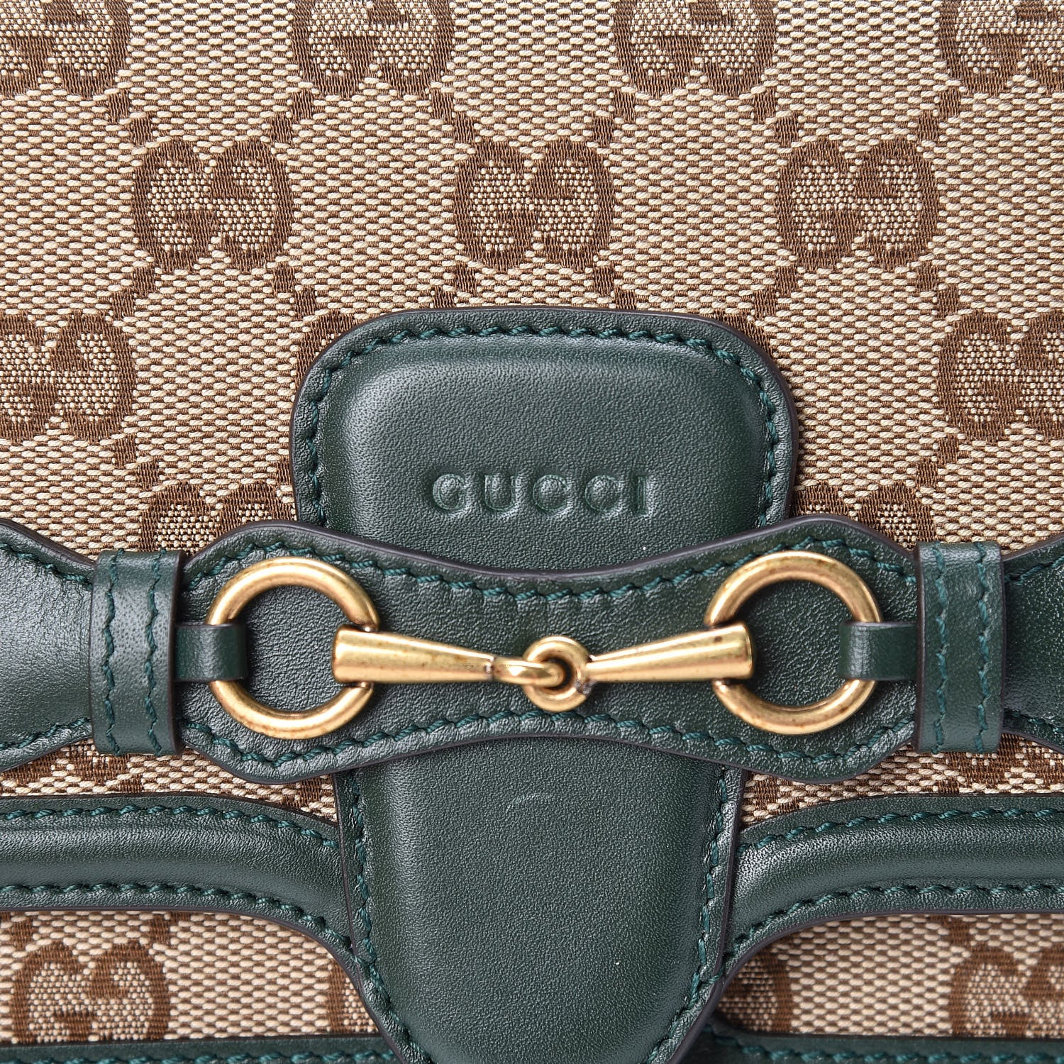 Gucci Monogram Lady Web Convertible Wallet Green 8 of 11