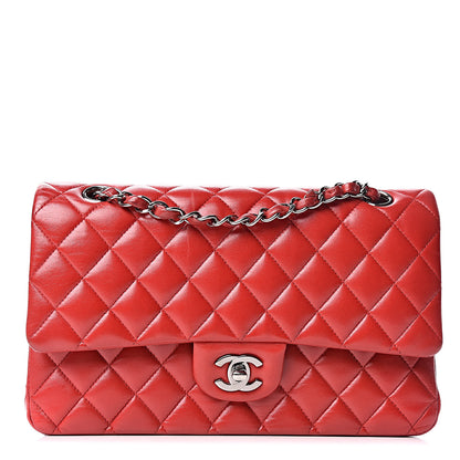 Chanel Lambskin Quilted Medium Double Flap Red 1 of 15