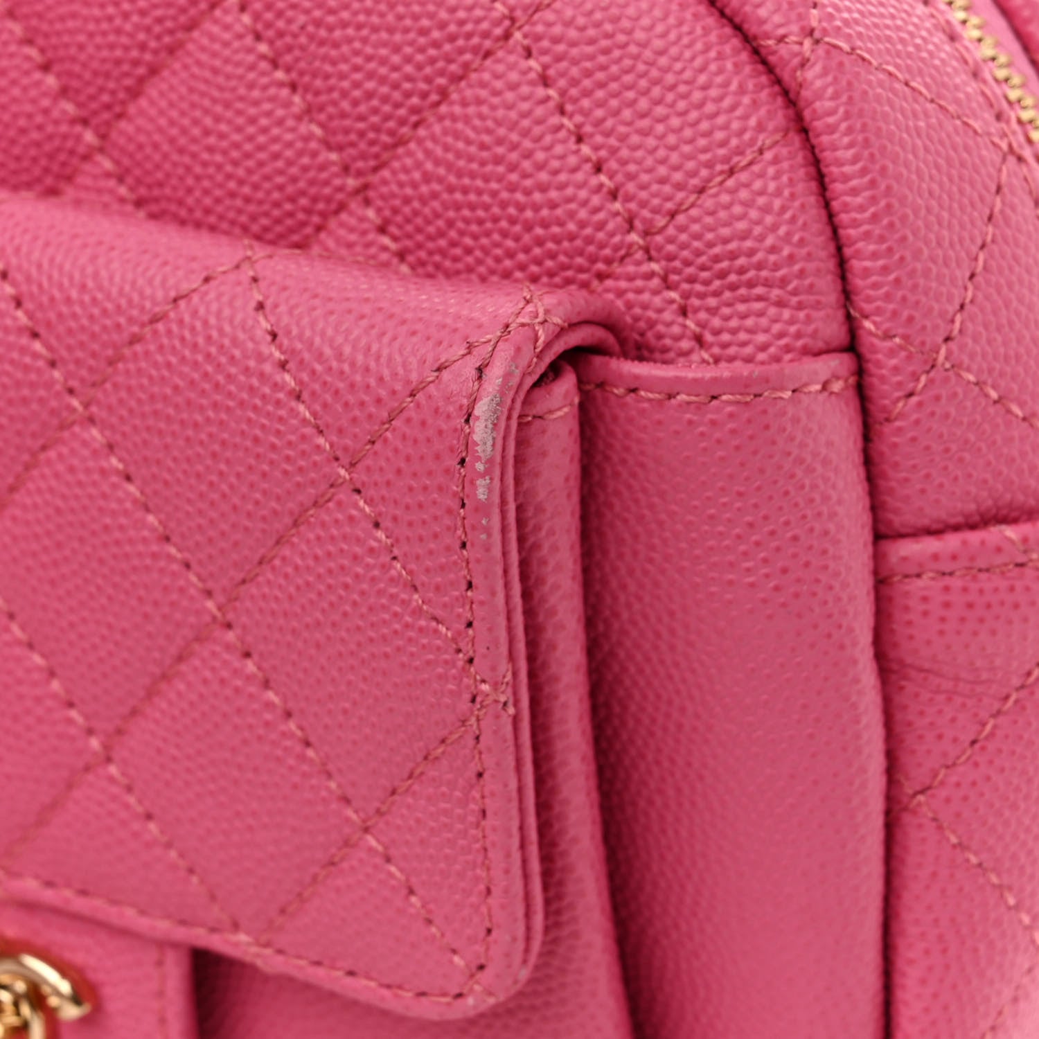 Chanel Caviar Quilted CC Day Camera Case Pink 11 of 14
