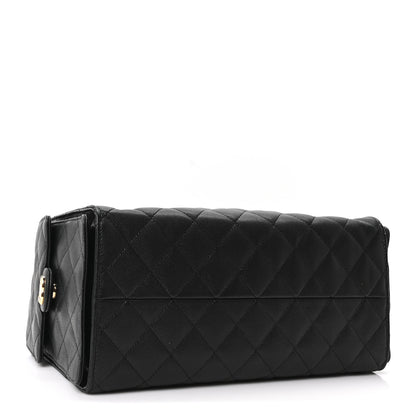 Chanel Caviar Quilted Medium Chanel 25 Handbag Black 5 of 12