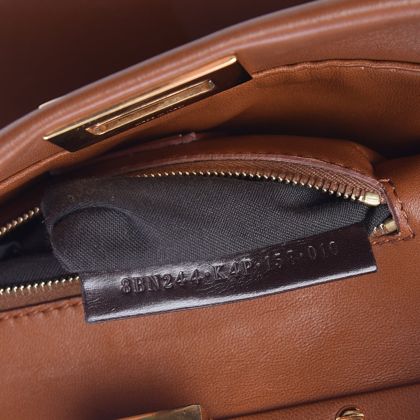 Nappa Mini Peekaboo Iconic Satchel Corteccia