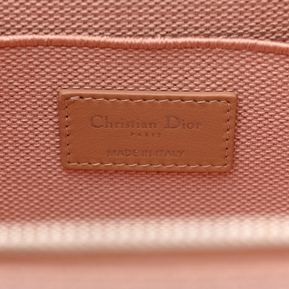 Christian Dior Canvas Embroidered Cannage Diortravel Vanity Case Bois de Rose 6 of 8