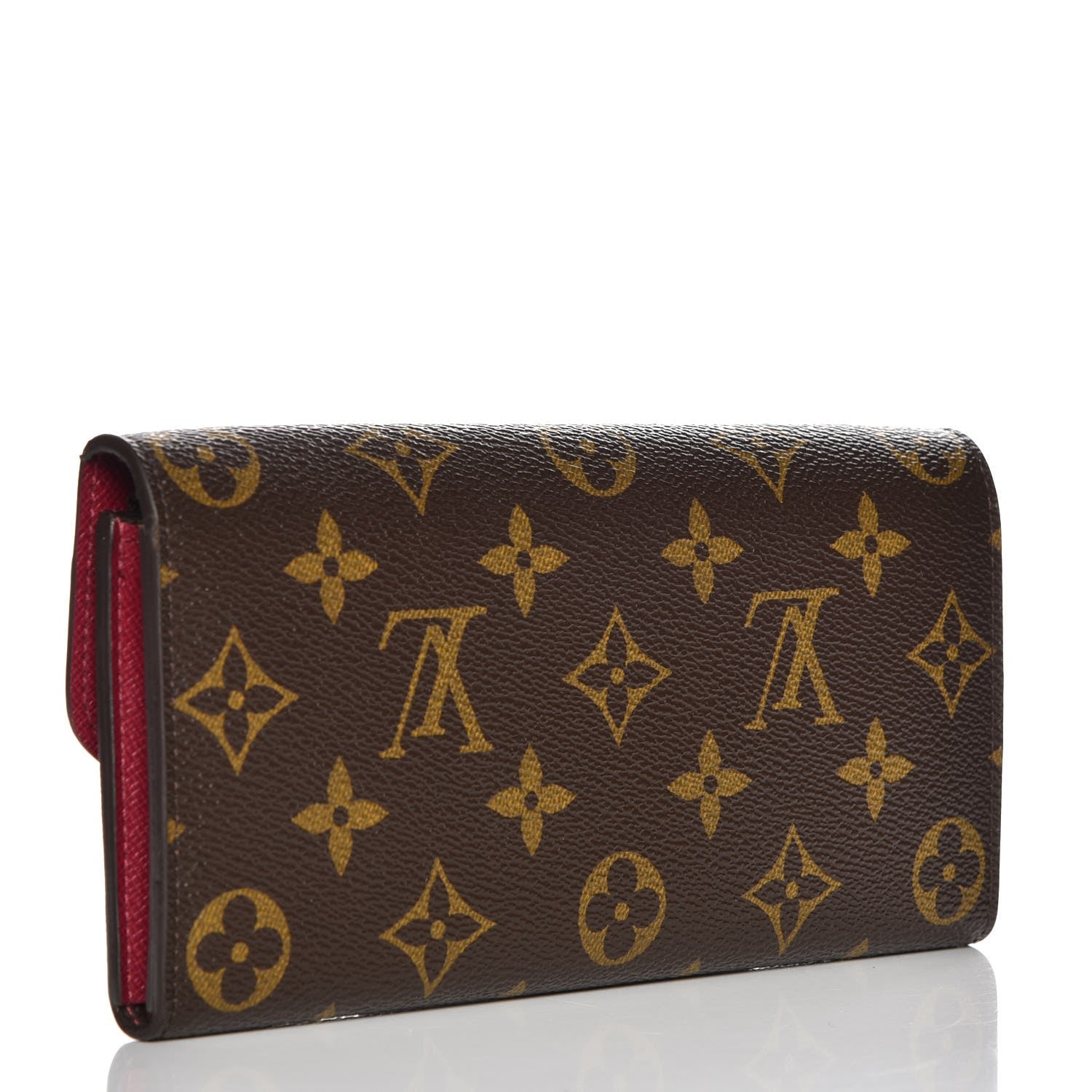 Louis Vuitton Monogram Emilie Wallet Fuchsia 3 of 8