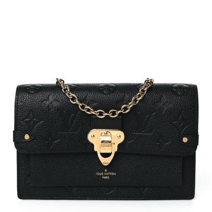 Louis Vuitton Empreinte Vavin Chain Wallet Black 1 of 9