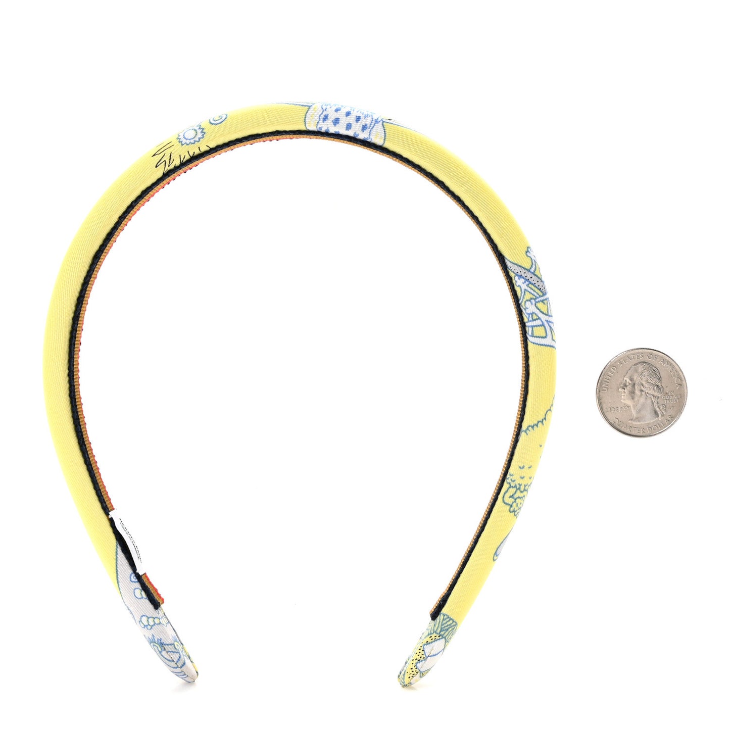 Silk Twill Etriers Remix Elsa Headband Jaune