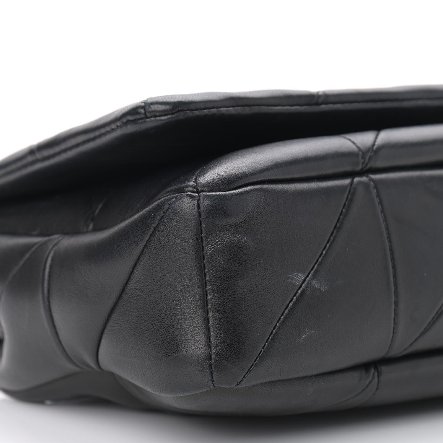 Saint Laurent Lambskin Patchwork Monogram Medium Jamie Black 10 of 13