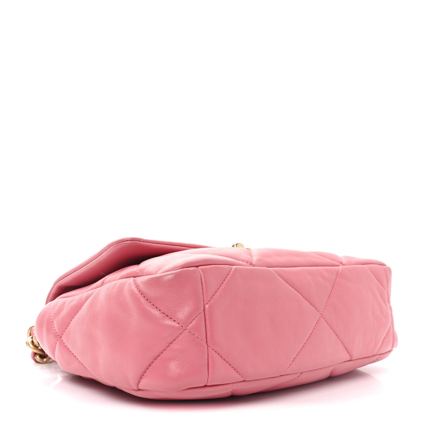 Lambskin Quilted Medium Chanel 19 Flap Pink
