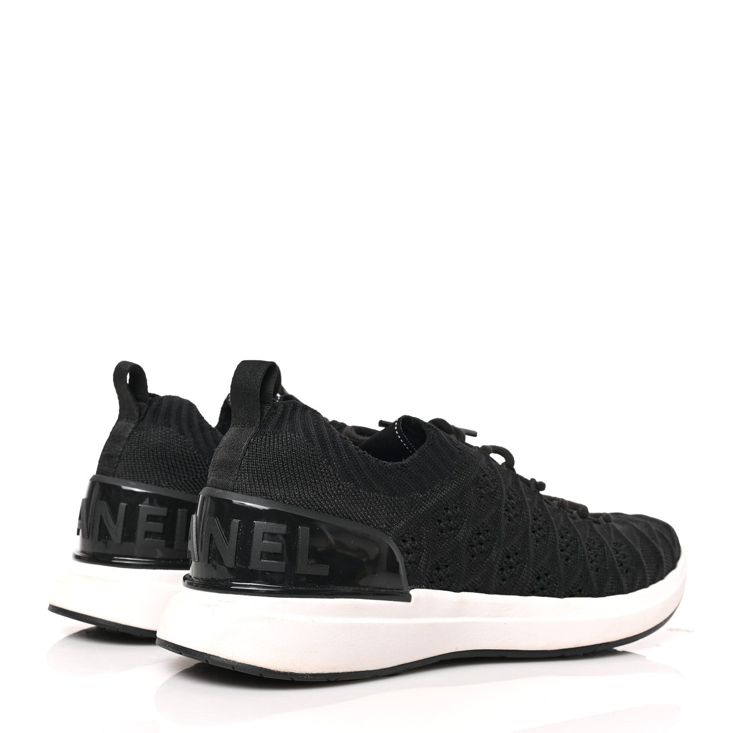 Fabric Logo Sneakers 39 Black