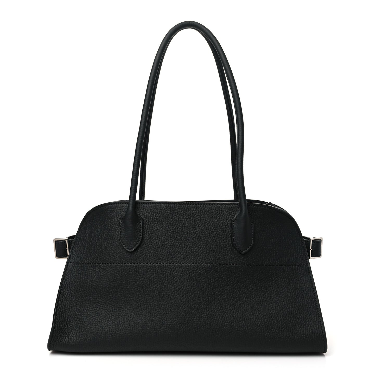 Grained Calfskin Margaux Shoulder 12 Black