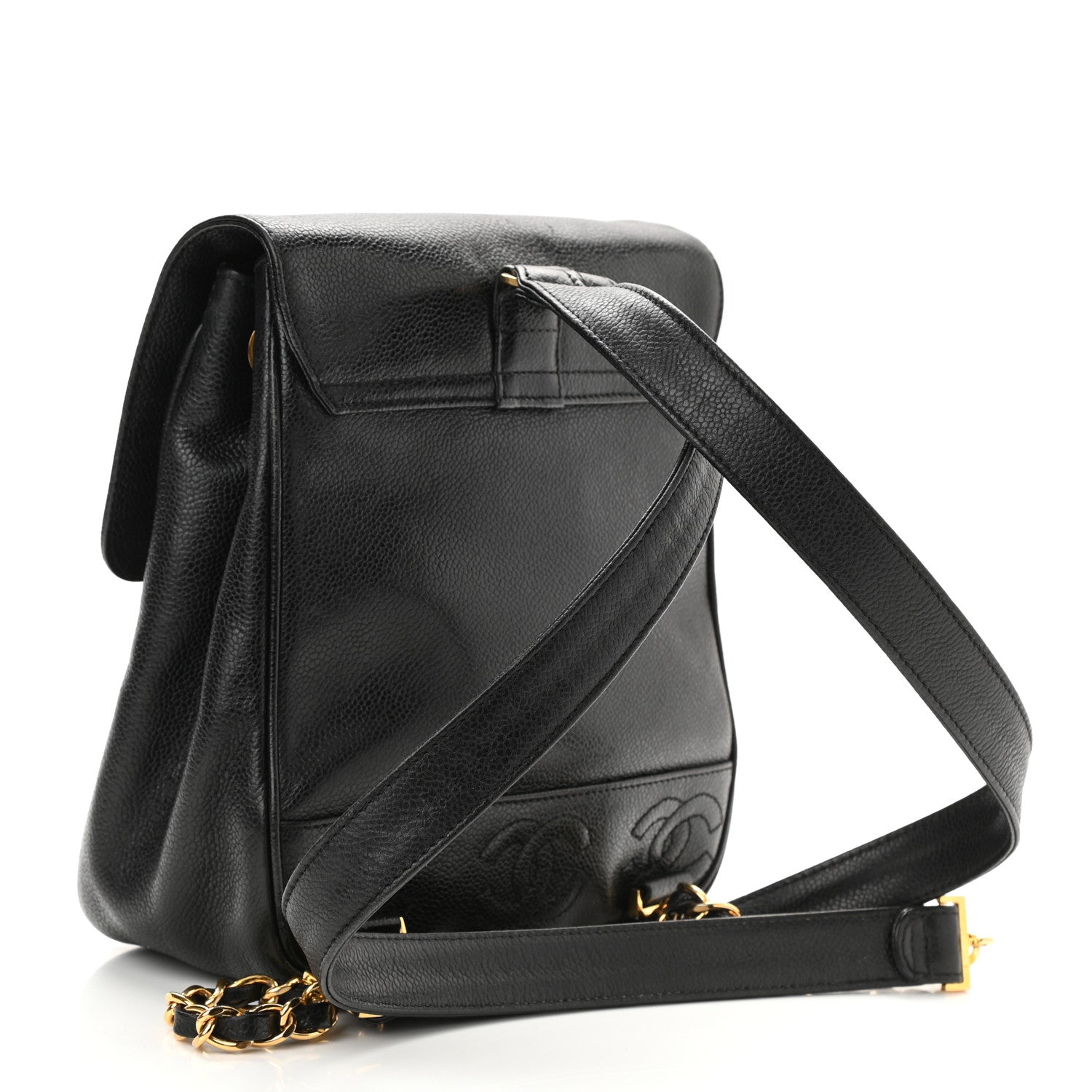 Chanel Caviar CC Backpack Black 3 of 11