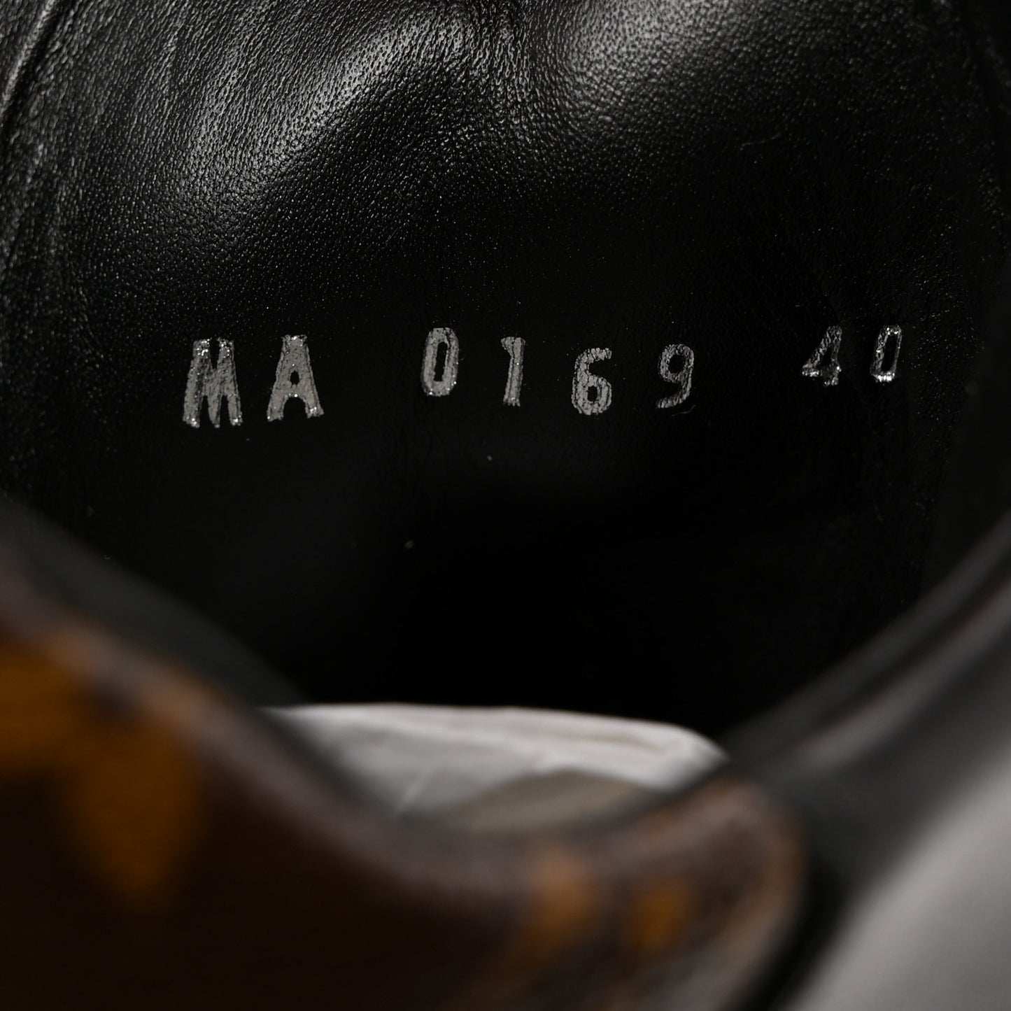 Suede Calfskin Monogram Laureate Platform Desert Boots 40 Taupe