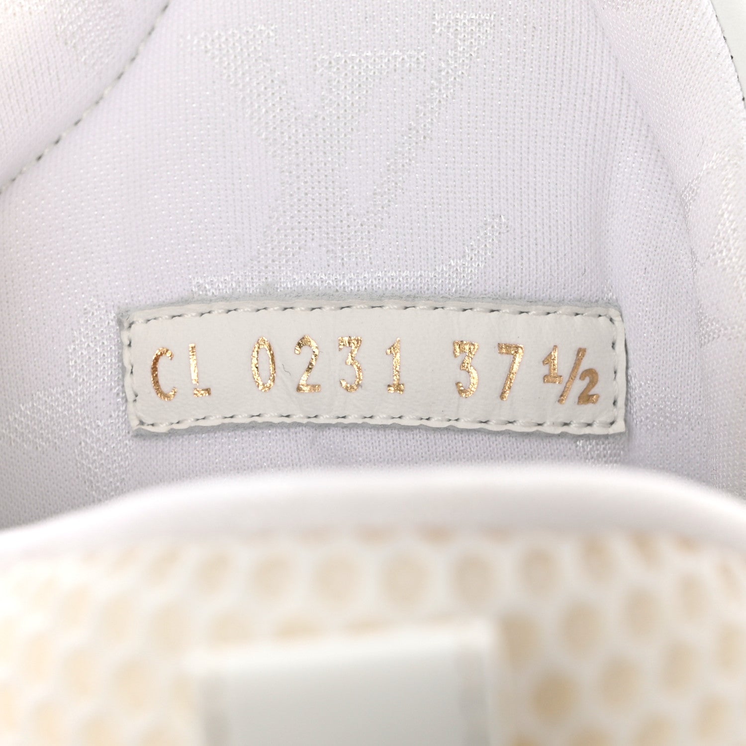 Louis Vuitton Metallic Calfskin Embossed Monogram Boombox Sneakers 37.5 White Silver 6 of 9