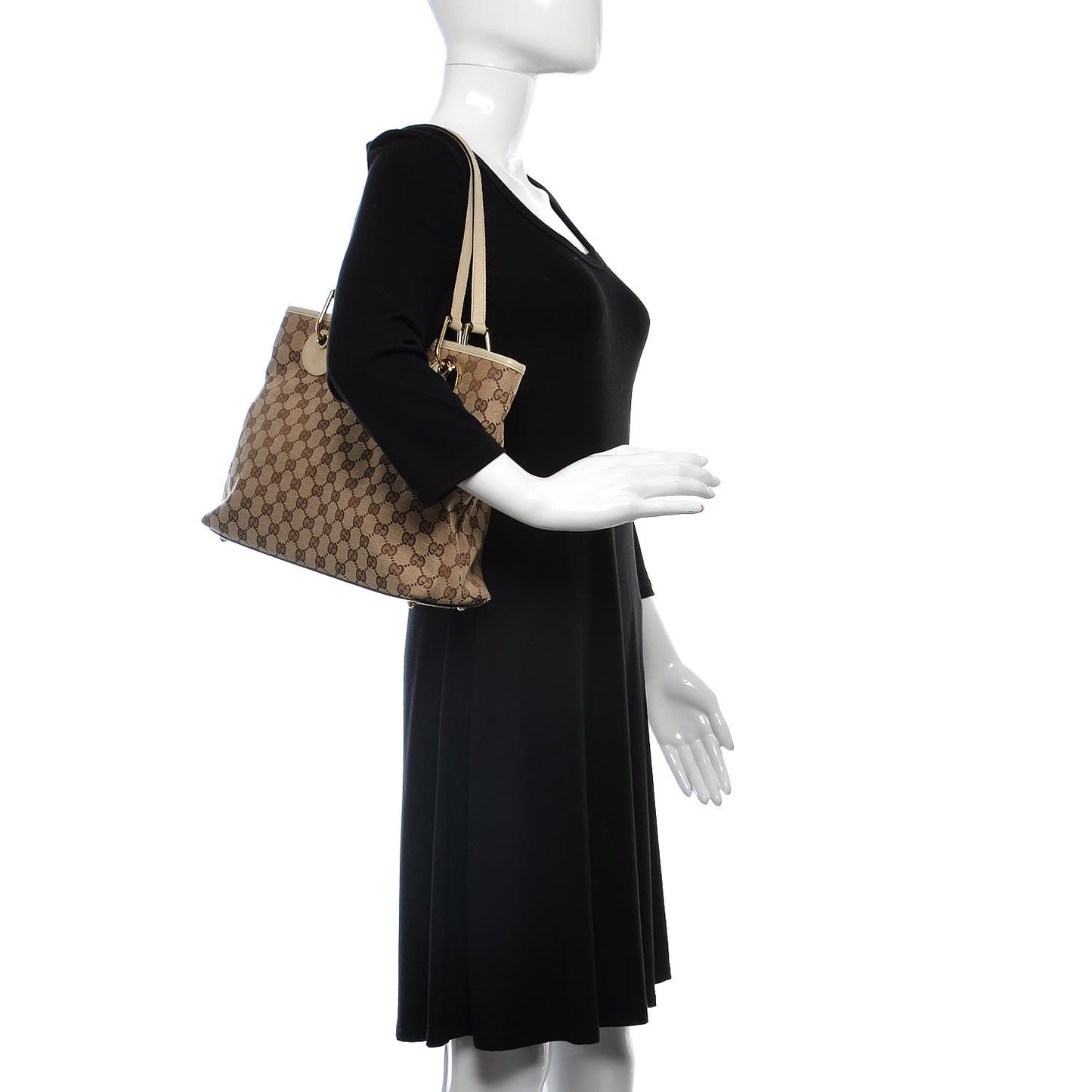 Monogram Medium Eclipse Tote Off White