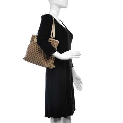 Gucci Monogram Medium Eclipse Tote Off White 2 of 13