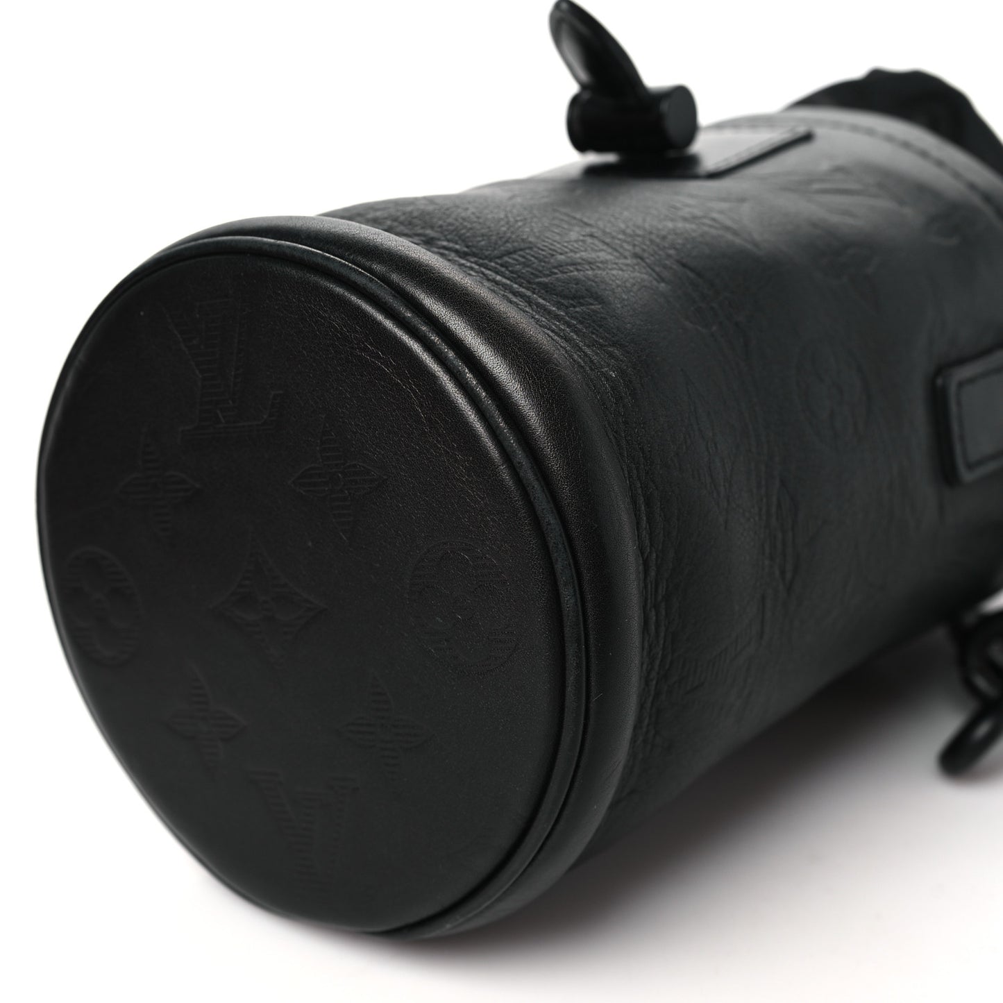 Shadow Monogram Chalk Nano Bag Black